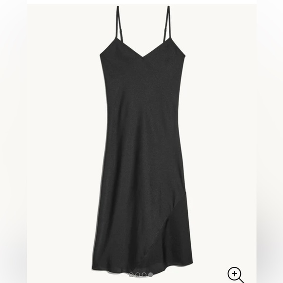 KNIX - Black Satin Slip Dress - New With Tags - NWT - Sexy Black Dress - Picture 2 of 6